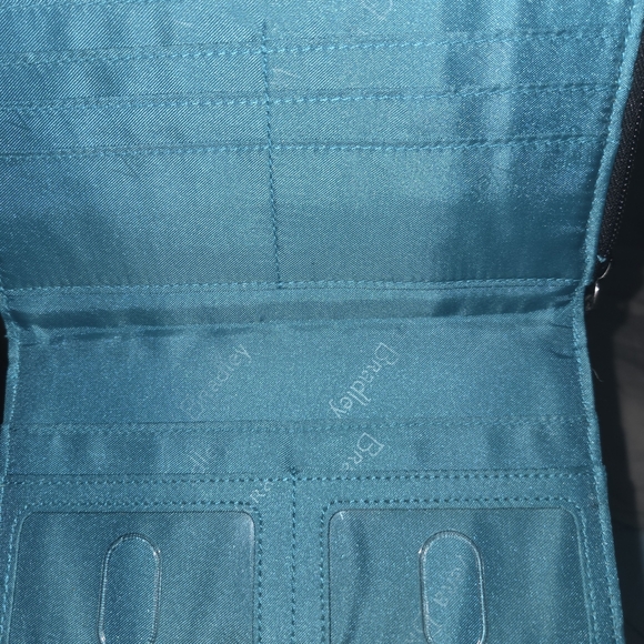 EUC Vera Bradley Splash Floral Triple Zip Hipster Bag And Matching Wallet - Picture 14 of 14